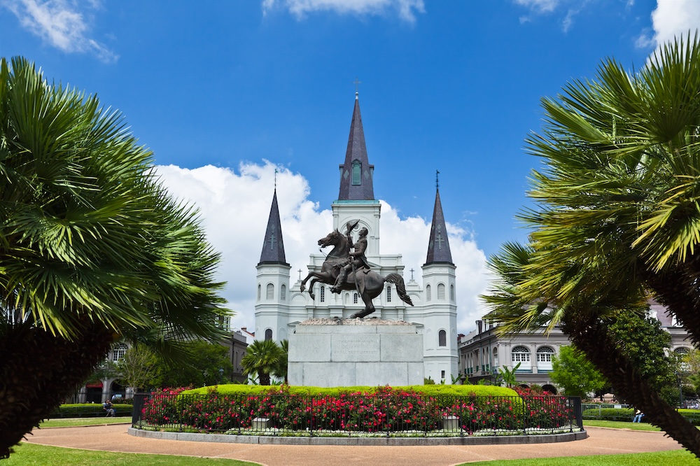 Jackson Square in the French Quarter New Orleans